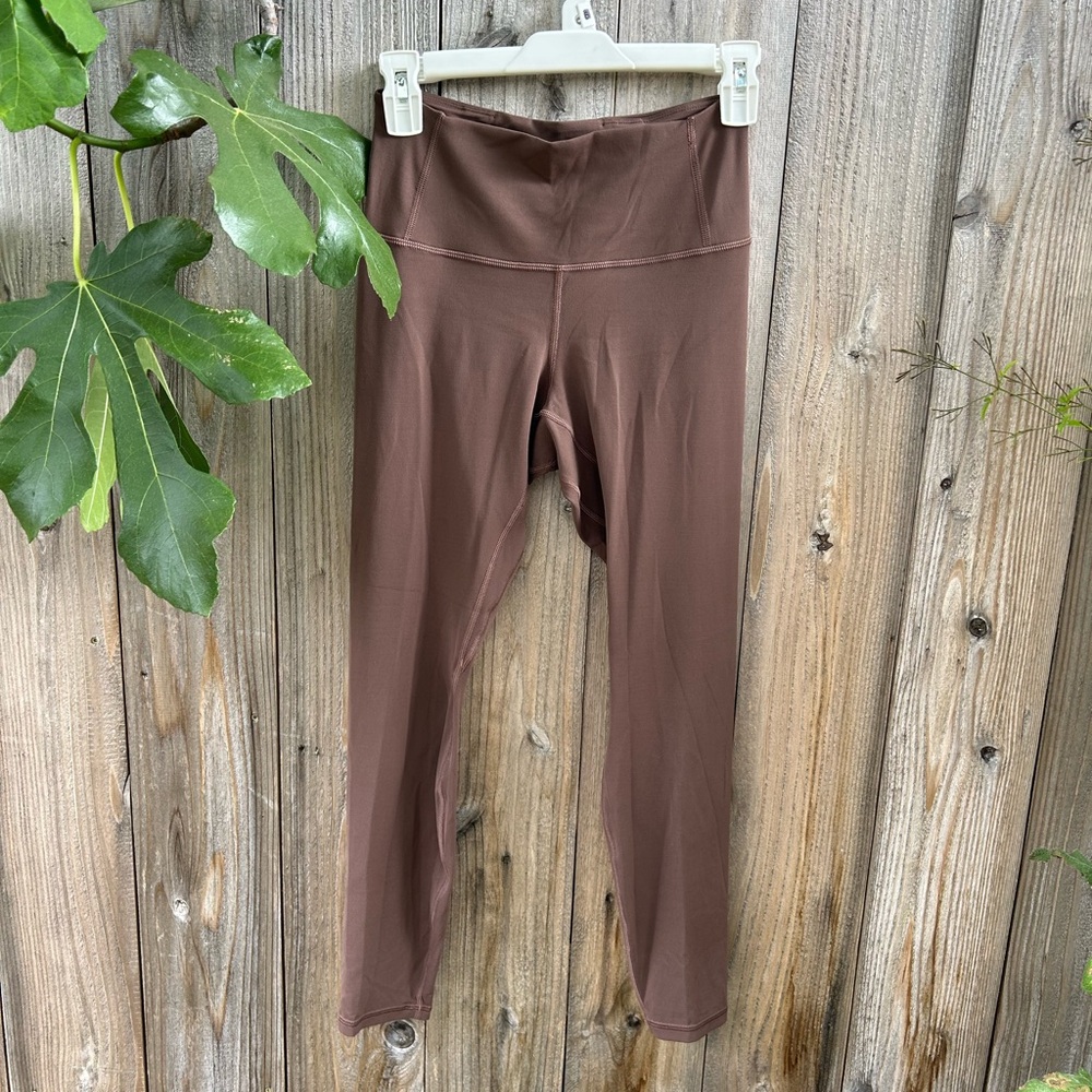 Brown yoga pants